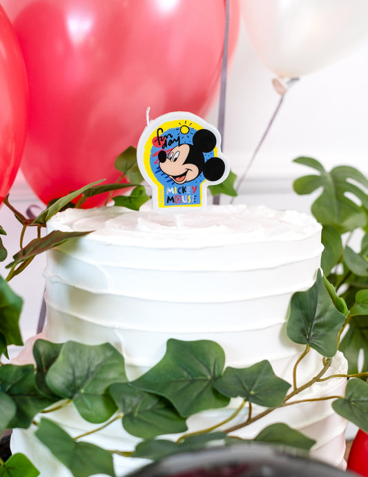 Bougie anniversaire Mickey 7,5 cm