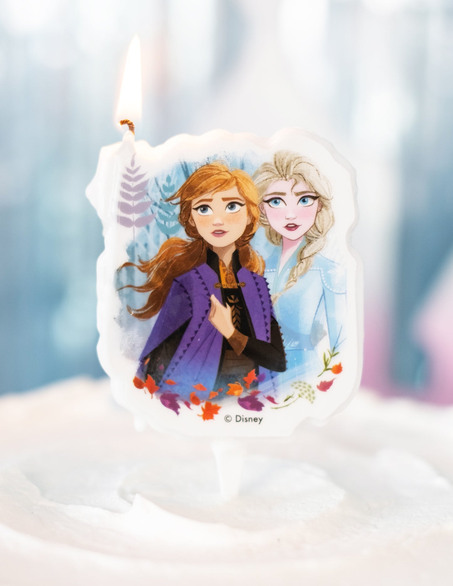 Bougie d'anniversaire La Reine des Neiges 2 7,5 cm