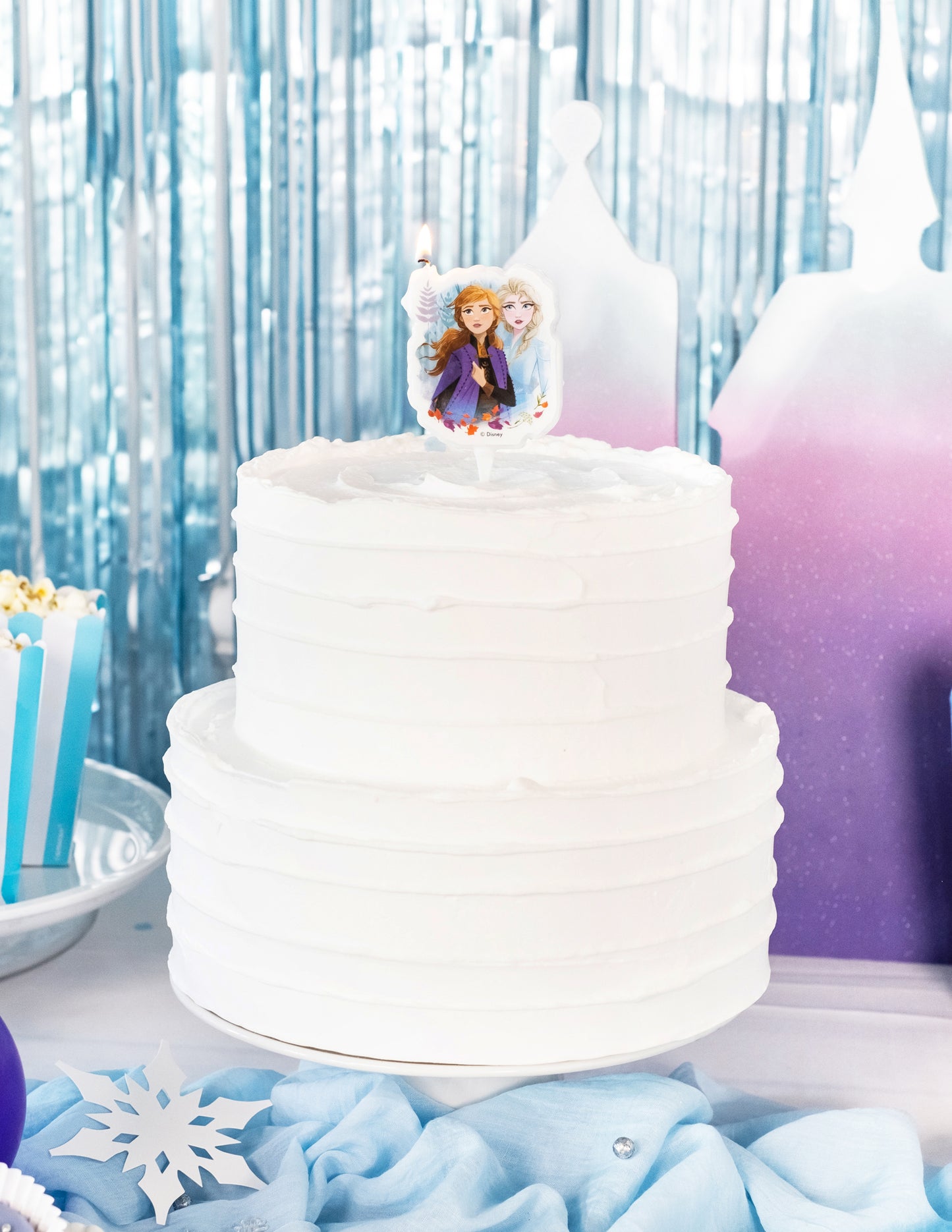 Bougie d'anniversaire La Reine des Neiges 2 7,5 cm