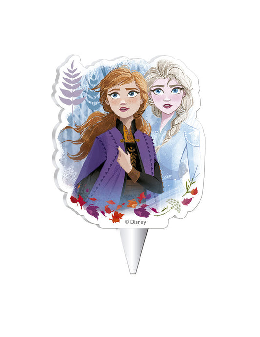 Bougie d'anniversaire La Reine des Neiges 2 7,5 cm