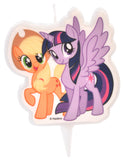 Bougie My Little Pony Applejack et Twilight Sparkle 6,5 cm