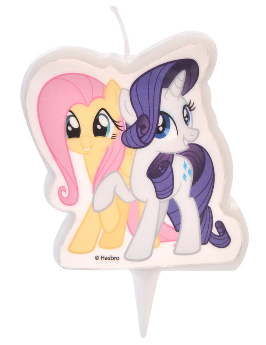 Bougie My Little Pony Fluttershy et Rarity 6,5 cm