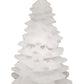 Bougie lumineuse sapin blanc LED 9,5 cm