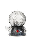 Boule de cristal lumineuse et sonore 19 x 13 cm