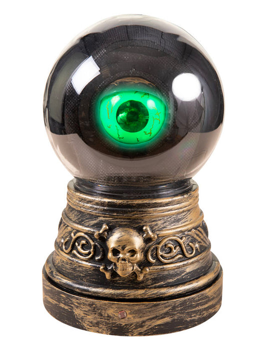 Boule de cristal ?il animée 20 cm