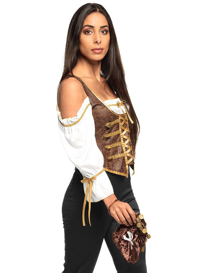 Bourse pirate adulte 23 cm