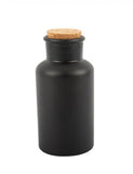 Bouteille apothicaire noire mat avec bouchon liège 17 cm 500 ml