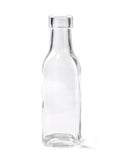 Bouteille en verre carrée 15 cm