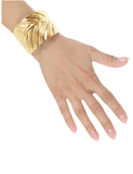 Bracelet feuilles d'or adulte