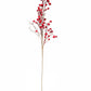 Branche de baies rouges 73 cm