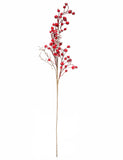 Branche de baies rouges 73 cm