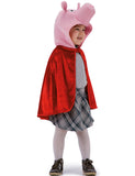 Cape cochon rouge enfant