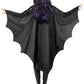 Cape noire chauve-souris femme