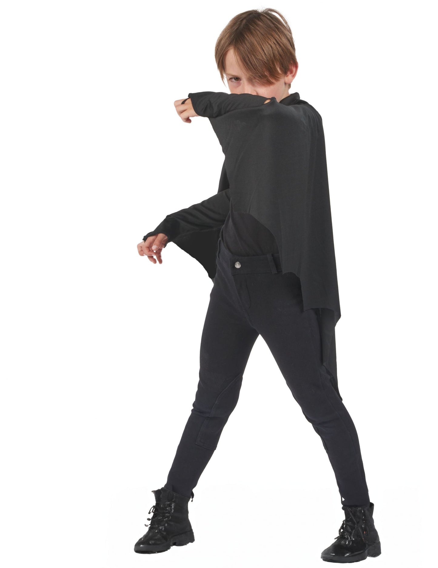 Cape vampire chauve-souris noir enfant Halloween