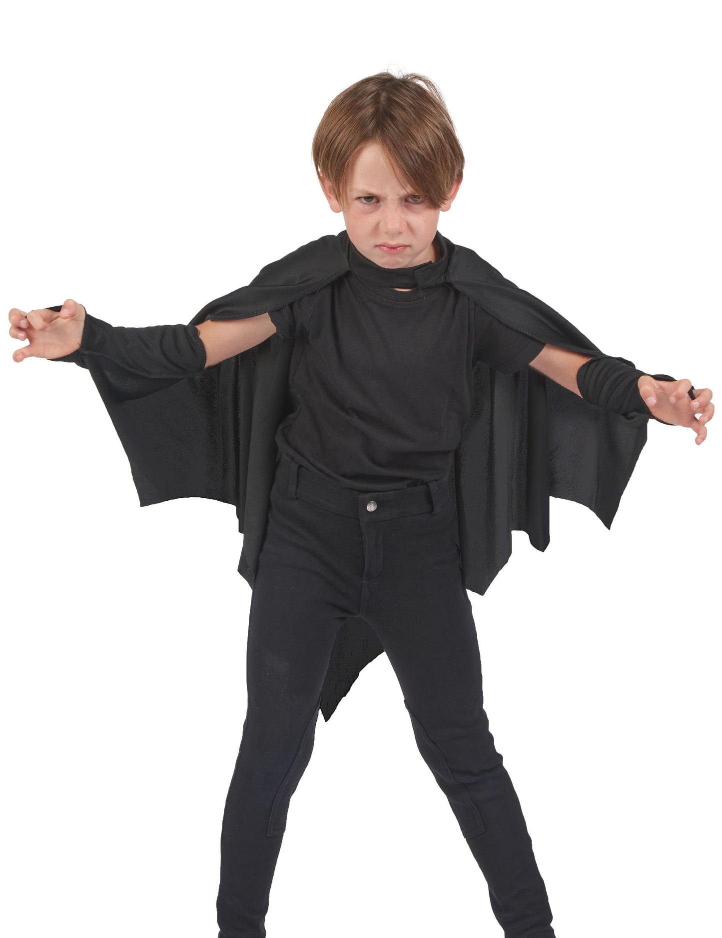 Cape vampire chauve-souris noir enfant Halloween