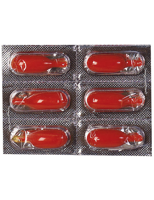 6 Capsules de sang liquide