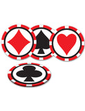 8 Sous-verres Casino 8,9 cm