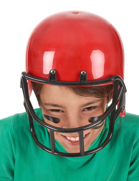 Casque footballeur américain rouge enfant