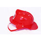 Casque pompier rouge avec visière enfant