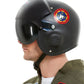 Casque Top Gun Deluxe noir adulte