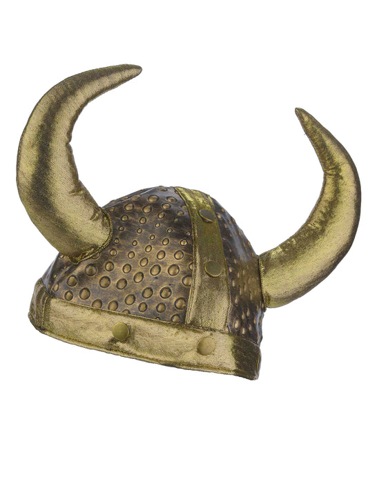 Casque viking souple métallisé adulte