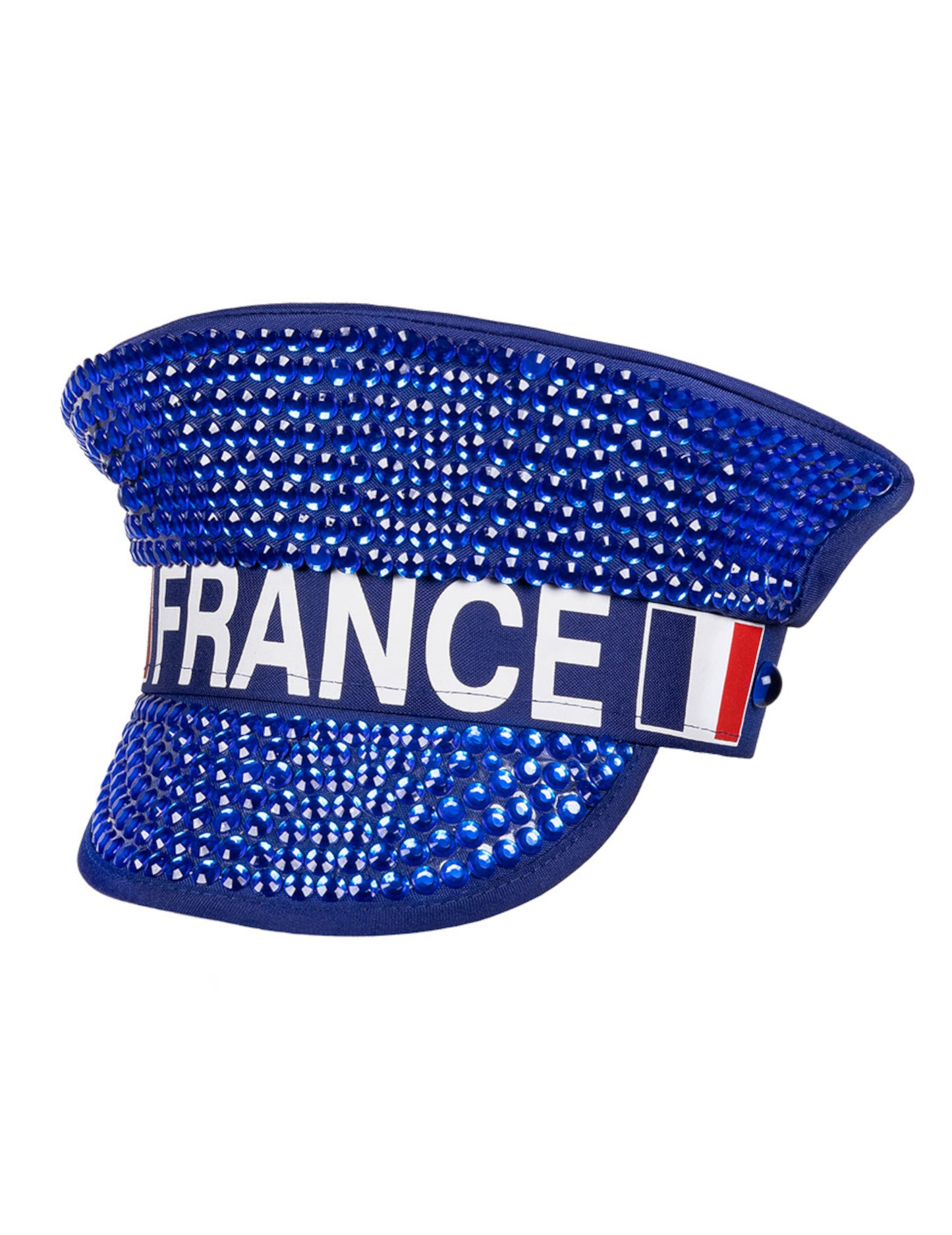 Casquette à strass France adulte