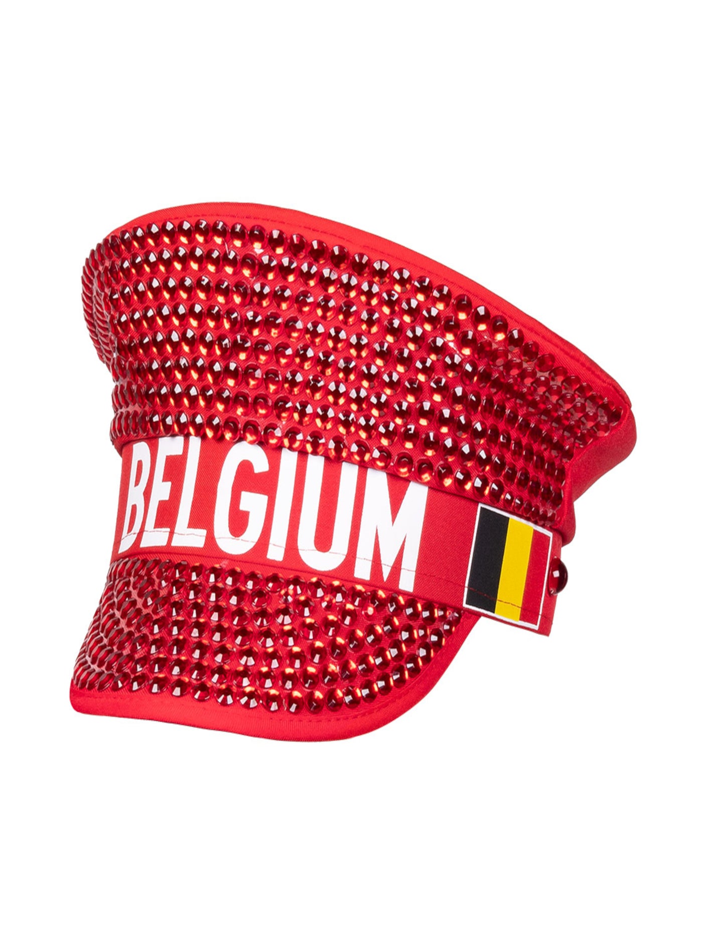 Casquette à strass supporter Belgique adulte