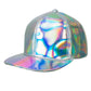 Casquette argentée iridescente adulte