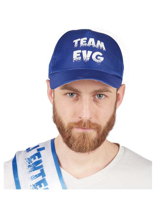 Casquette bleue Team EVG adulte