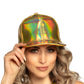 Casquette dorée iridescente adulte