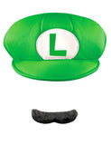 Casquette et Moustache Luigi Adulte