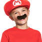 Casquette et Moustache Mario Enfant