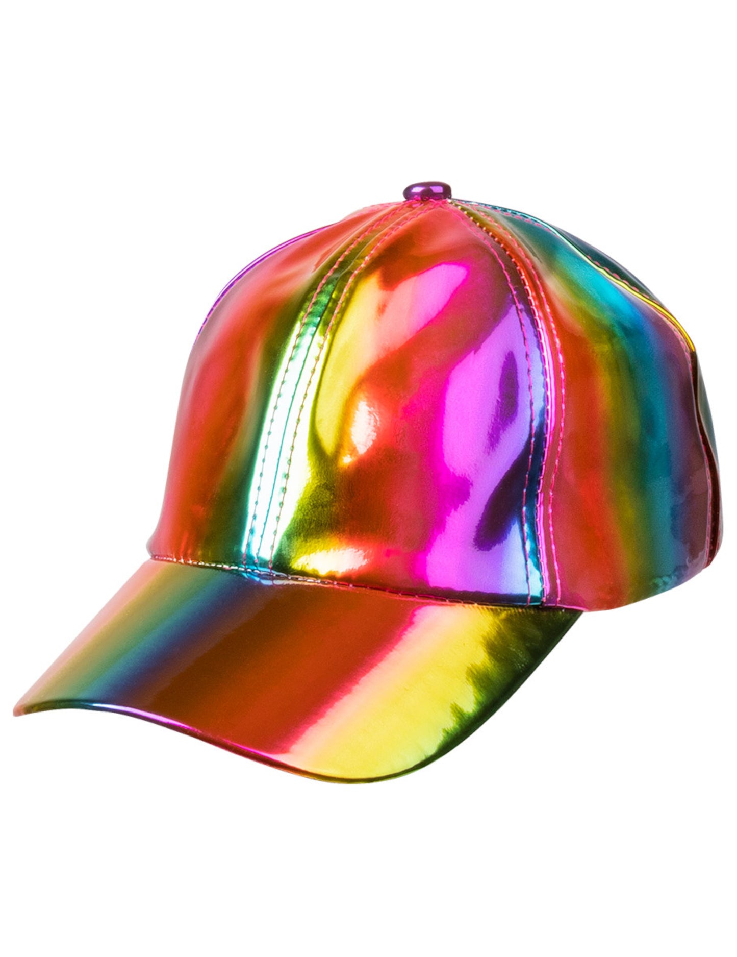 Casquette multicolore iridescente adulte