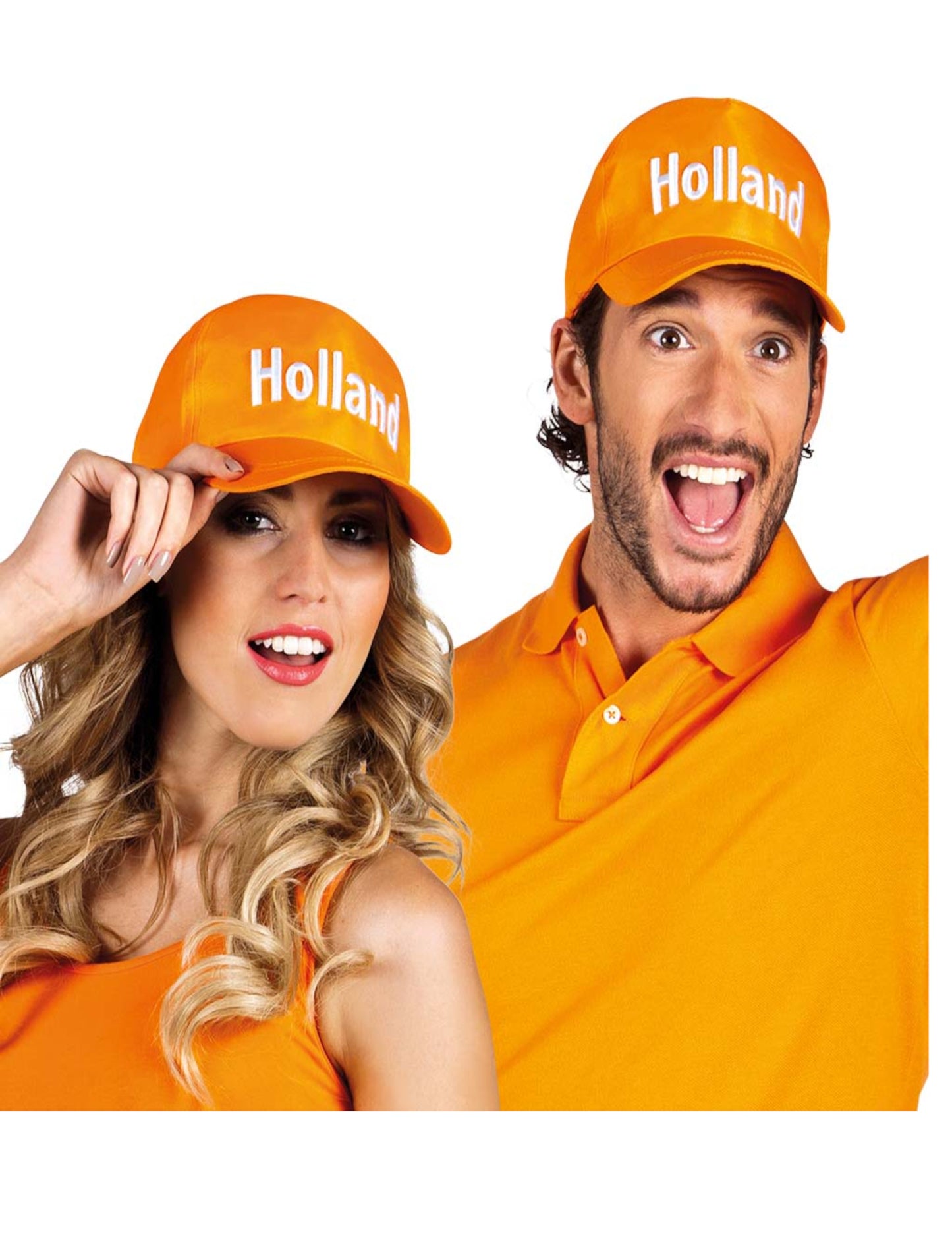 Casquette orange supporter Pays-Bas adulte