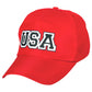 Casquette USA rouge adulte