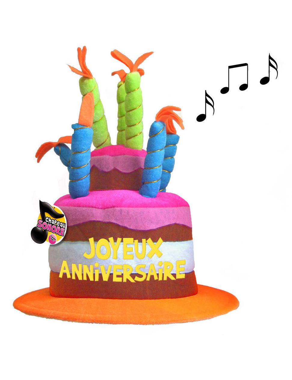 Chapeau anniversaire musical