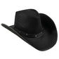 Chapeau cowboy noir adulte