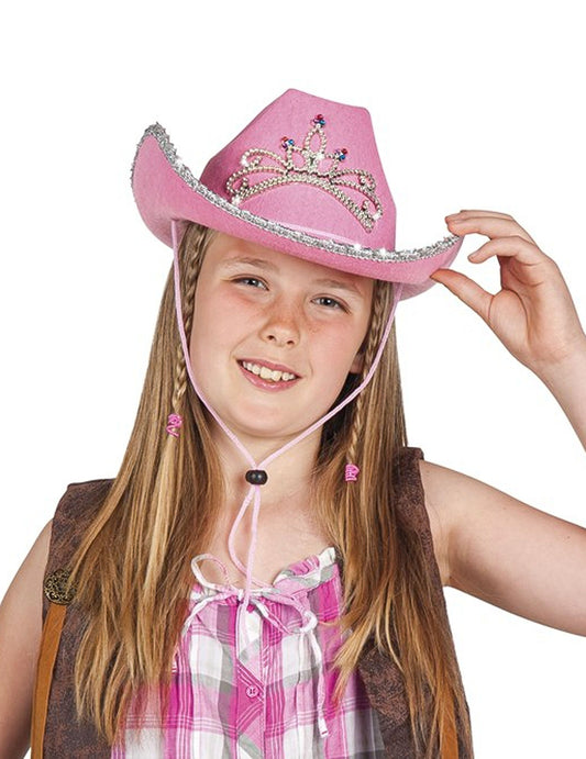 Chapeau cowgirl princesse fille