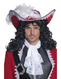 Chapeau pirate rouge adulte