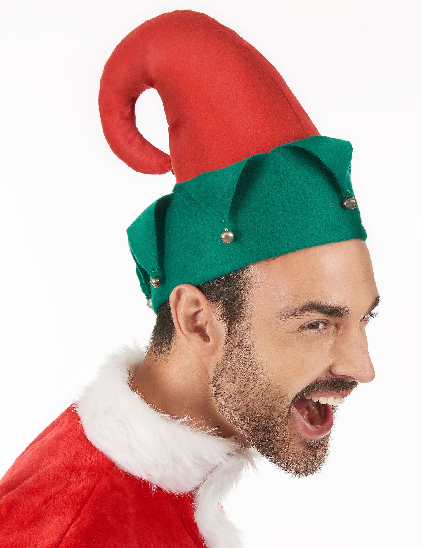 Chapeau lutin avec grelots Noël adulte