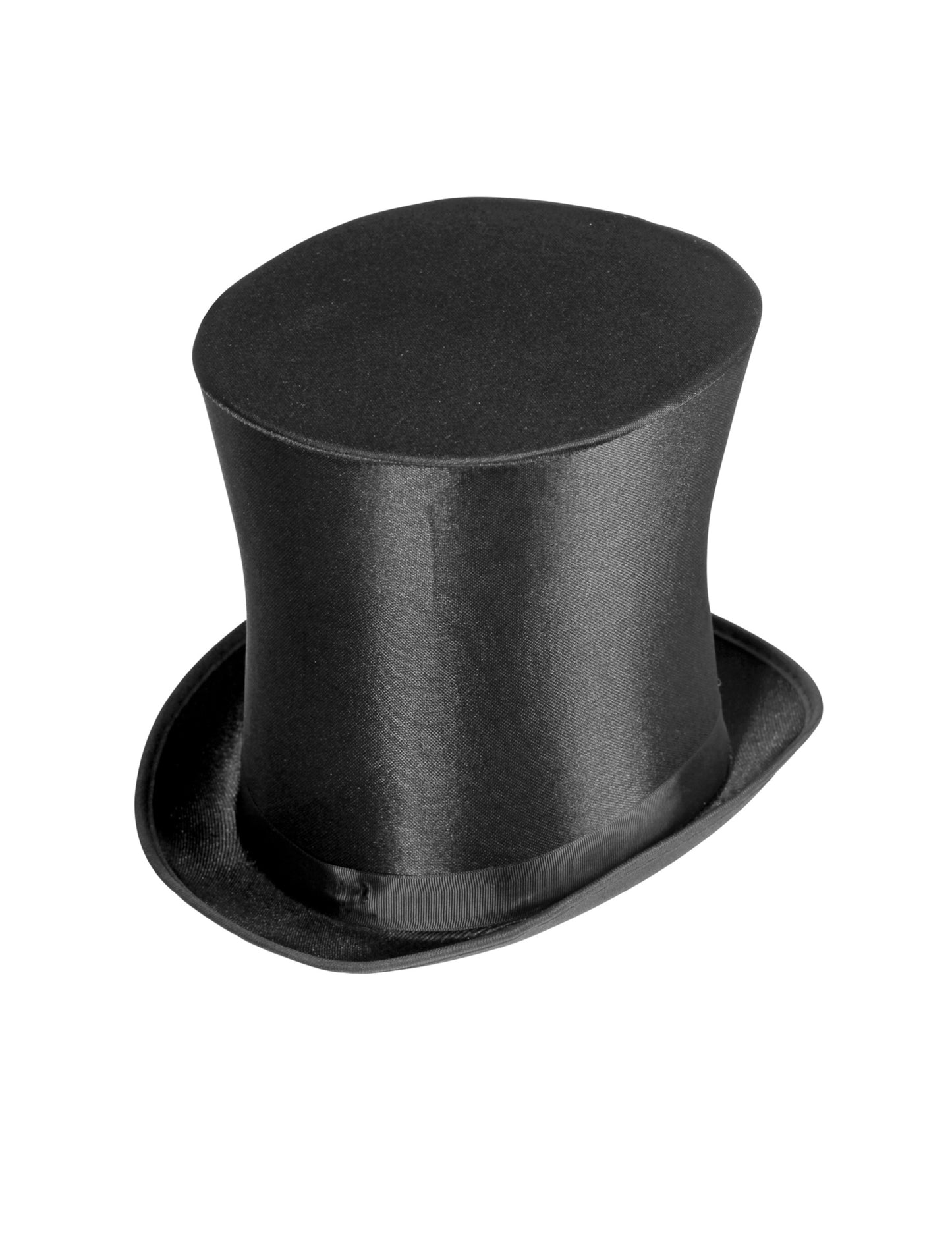 Chapeau luxe haut de forme satin adulte