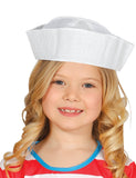 Chapeau marin blanc enfant