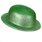 Chapeau melon vert pailleté adulte Saint Patrick