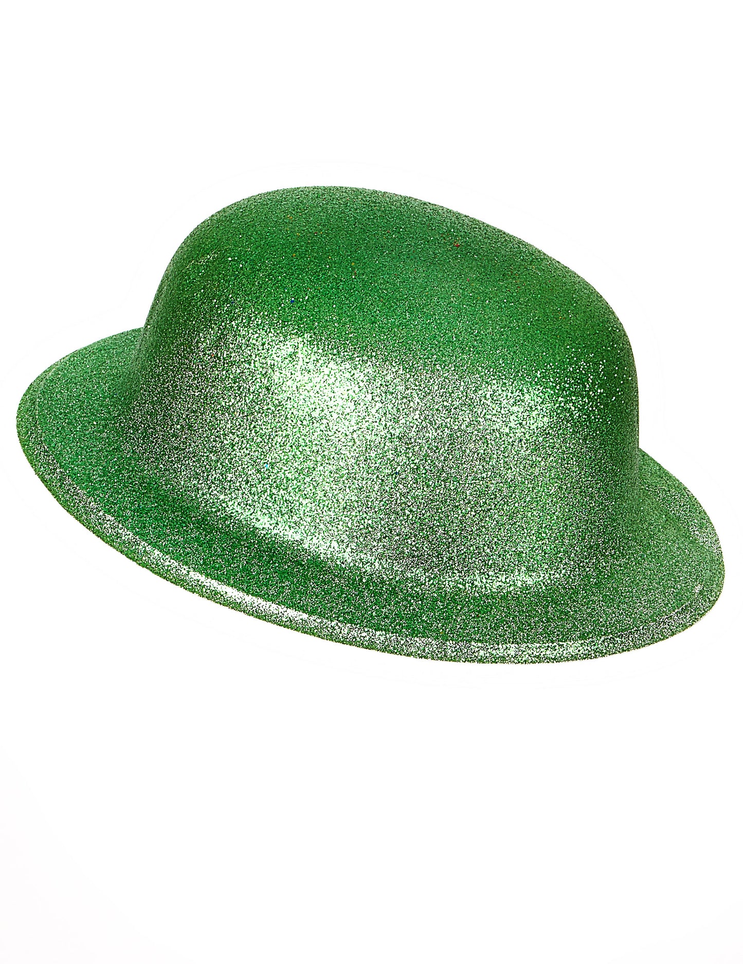 Chapeau melon vert pailleté adulte Saint Patrick