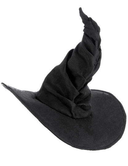 Chapeau sorcière velours noir adulte