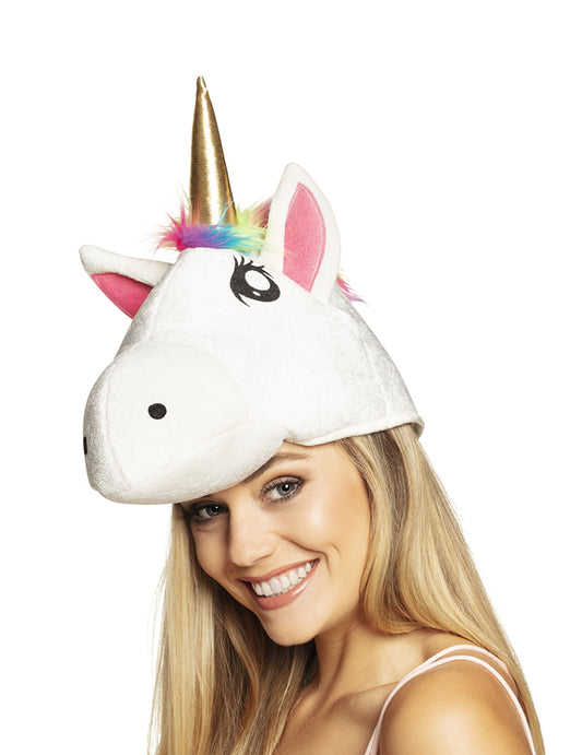 Chapeau tête de licorne adulte