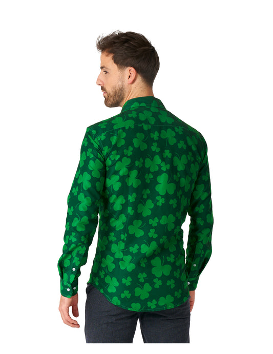 Chemise à trèfles Saint Patrick homme Suitmeister