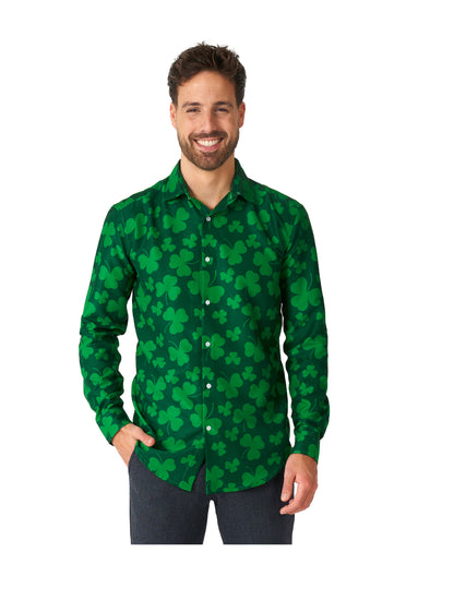 Chemise à trèfles Saint Patrick homme Suitmeister