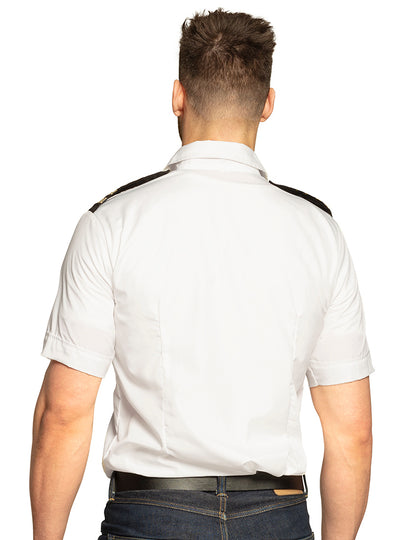 Chemise capitaine blanche homme