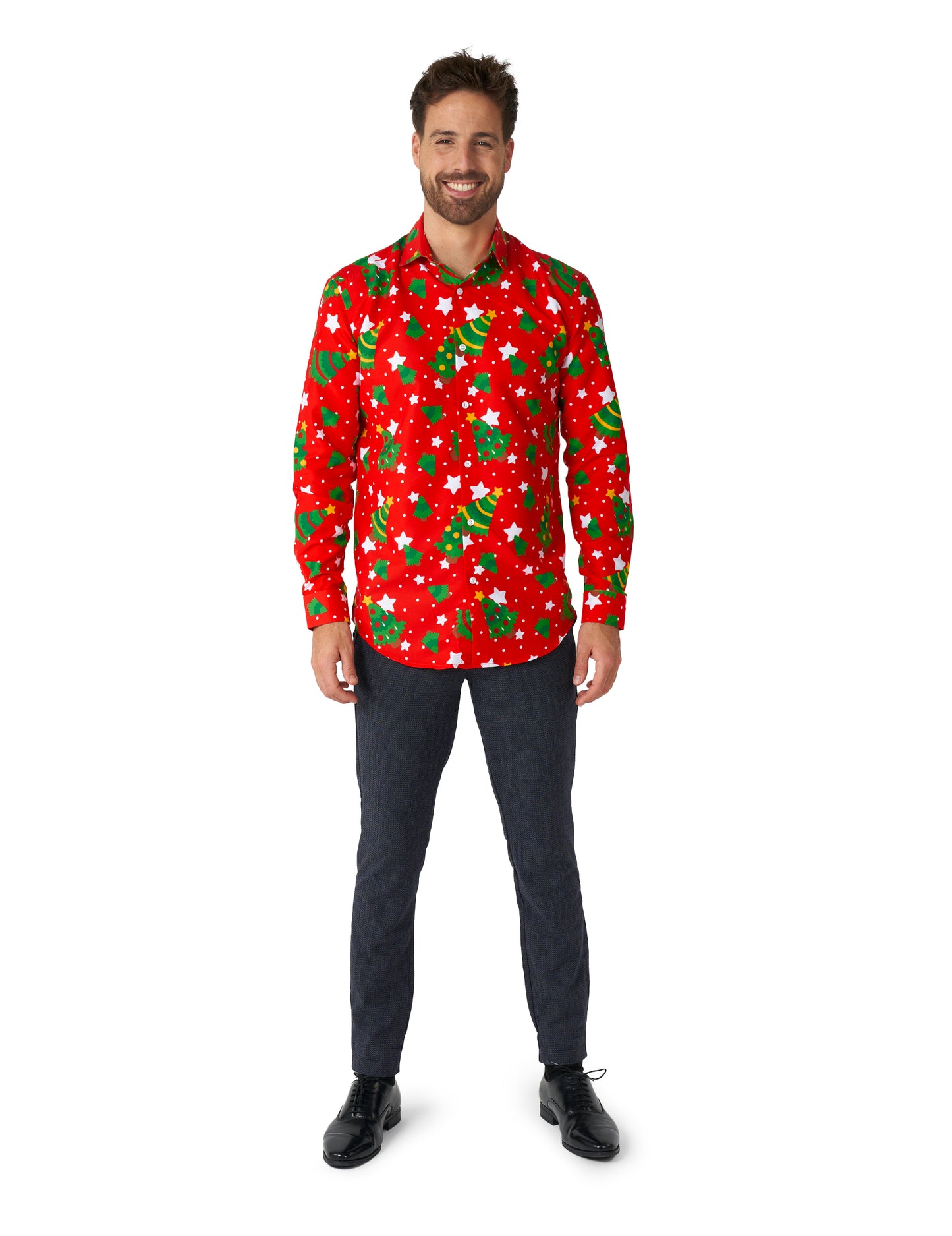 Chemise de Noël rouge à motifs Suitmeister adulte